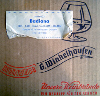 DDR Weinbrand